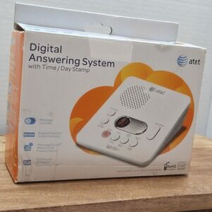 AT&T‎ 1740 Digital Answering Machine System 60 Minutes Record Time/Date Stamp